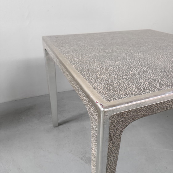 Midcentury Vietnamese Eggshell Lacquer Table – Dining tables, Silver, Wood (photo 11 of 15)