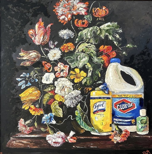 Dave Pollot - 'Dry Run' - Wet Dry Oil Painting on Limited print (1/5)