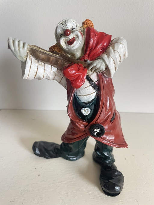 Pagliacci unici, realizzati e dipinti a mano. – decoratieve objecten, Stone