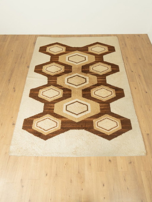 Vloerkleed in Space Age-stijl uit de jaren 70, Nordmark Union, 250 x 350 cm