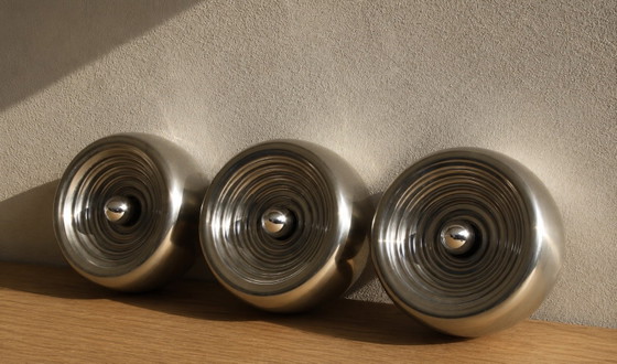 Castiglioni für Flos, Padina: seltenes Set von 5 Wand-/Deckenleuchten, Italien 1960er – Wandleuchten (photo 5 of 8)