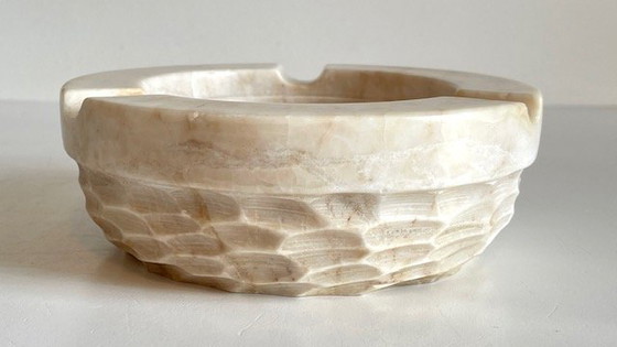 Image 1 of French Brutalist Vintage Marble Ashtray