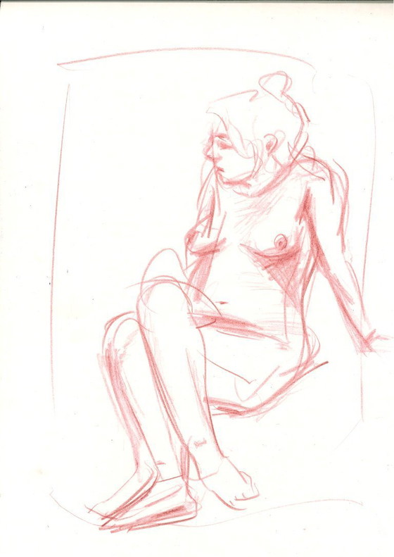 Image 1 of Model drawings (expressive/abstract)