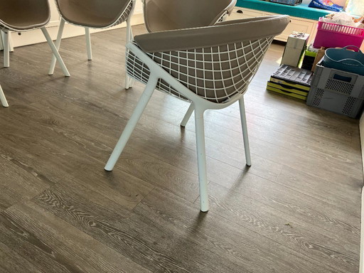 Kobi eetkamerstoel van Alias met leren bekleding 4 stuks