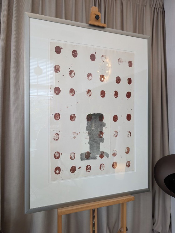 James BROWN (1951 - 2020) Red Spots II Litografia a colori – Litografie e stampe, Vetro (photo 2 of 6)