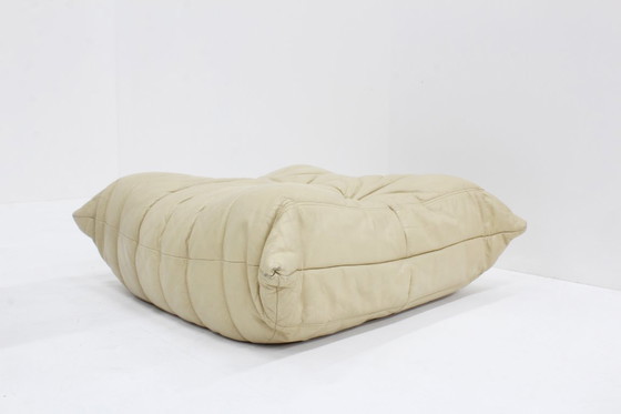 Image 1 of Pouf vintage Togo Ligne Roset in pelle beige