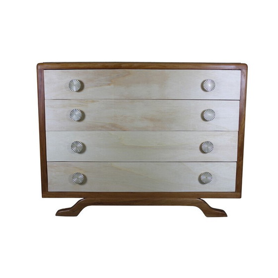 Image 1 of Vintage wooden chest of drawers, Italy 1950