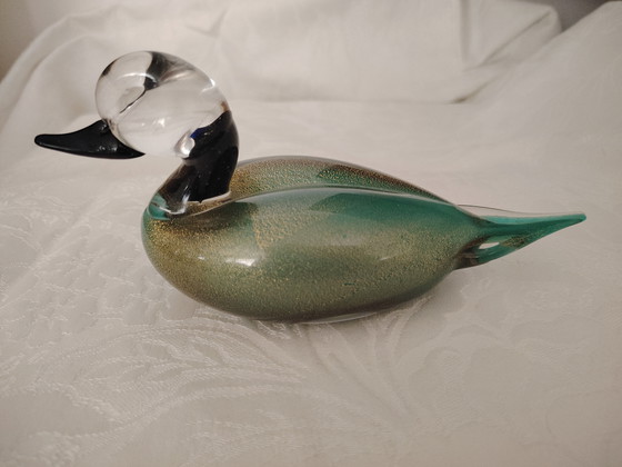 Image 1 of Paolo Venini ou Franco Vetrarti pour August Wernecke, verre Canard, Murano, Italie