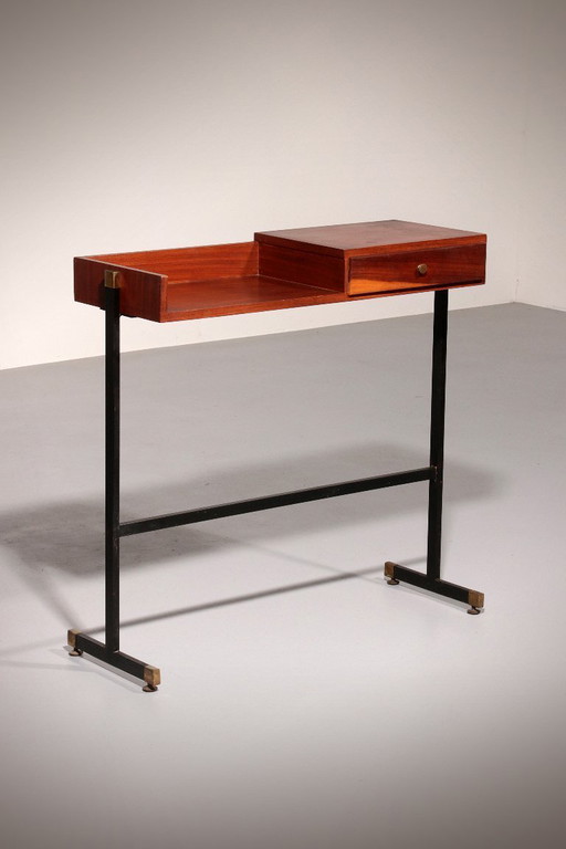 Rare console / table à écrire italienne de style Mid Century de Ico Parisi.