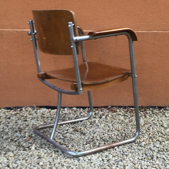 Poltrona modernista nello stile di Marcel Breuer, anni '30 – Poltrone, Wood, Art Deco (photo 2 of 5)
