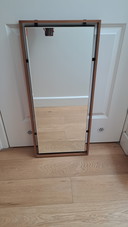 Vintage teak mirror