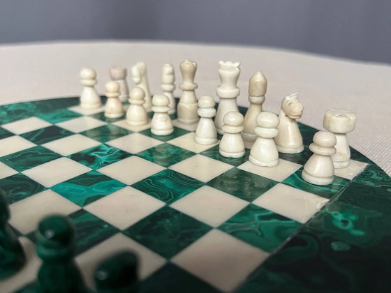 Jeu d'échecs en malachite. – Objets déco, Stone (photo 6 of 7)