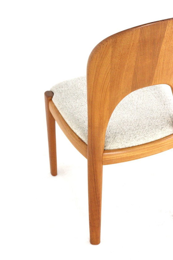 Image 1 of Suite de 4 chaises Koefoed Morten en teck vintage danois
