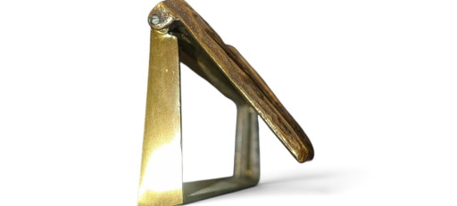 Boîte aux lettres brutaliste en bronze – 1,9 kg – années 1960/70 – style Paul Evans – decoratie (photo 2 of 4)