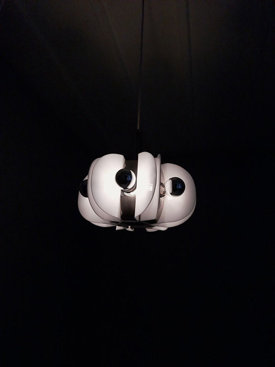 Image 1 of Lampada a sospensione vintage in stile spaziale, anni '70