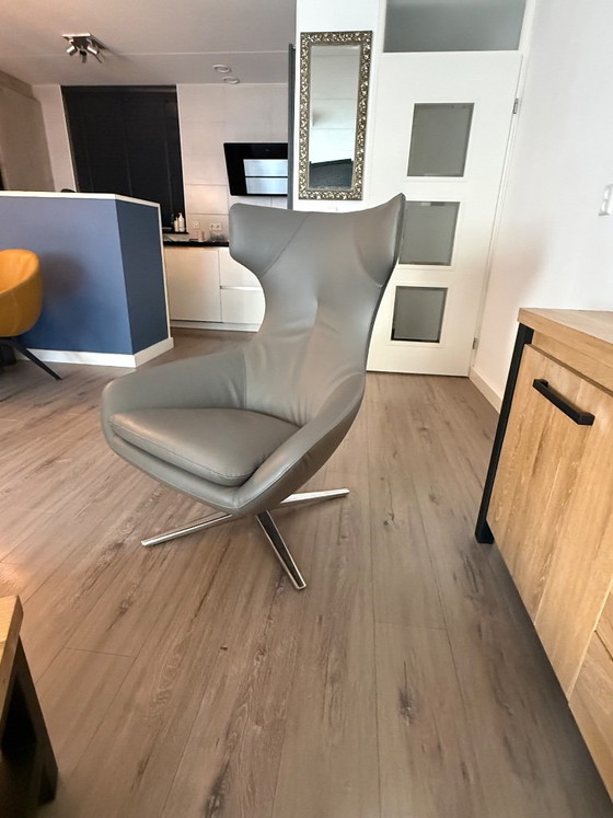 Leolux Caruzzo Plus, seulement 4 mois. Vendu suite à un déménagement. – Fauteuils, Leather, Aluminium (photo 12 of 12)