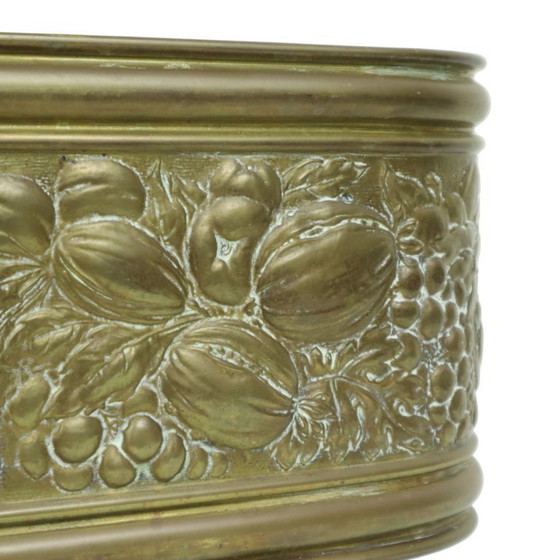 Image 1 of Boîte à fleurs ancienne en cuivre français