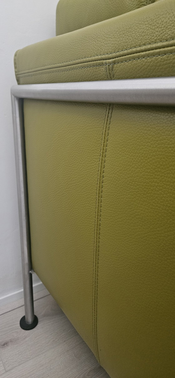 Image 1 of Sofá de cuero de 2,5 plazas