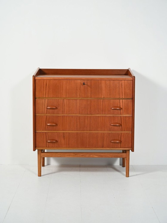 Image 1 of Scandinavian teak vanity chest, 1950s/60s