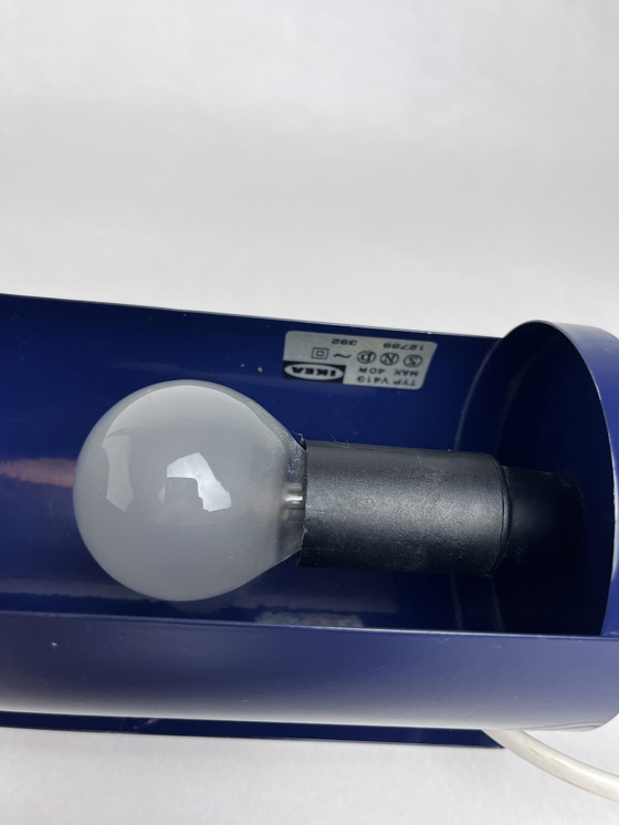 Image 1 of Vintage IKEA classic LOD wall lamp - model V413 blue