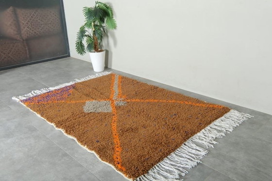 Image 1 of Tapis berbère tissé main traditionnelle taille 250/150 cm