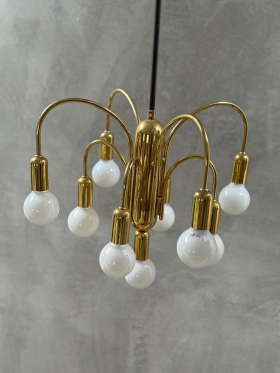 Image 1 of Midcentury Sölken Leuchten kroonluchter / plafondlamp