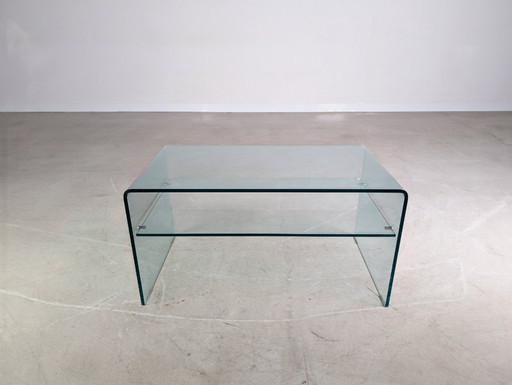 Original glass coffee table Sovet Italia Design side table