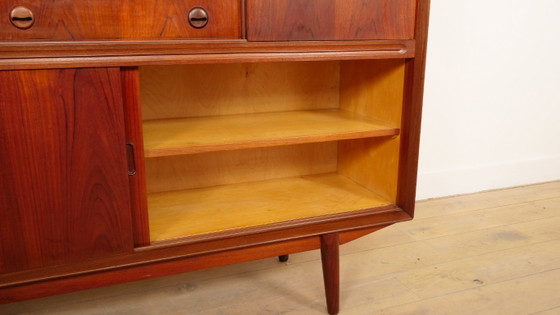 Highboard Vintage avec Bar | Armoire Murale | Teck | 154 Cm – Meuble bar, Wood (photo 14 of 15)