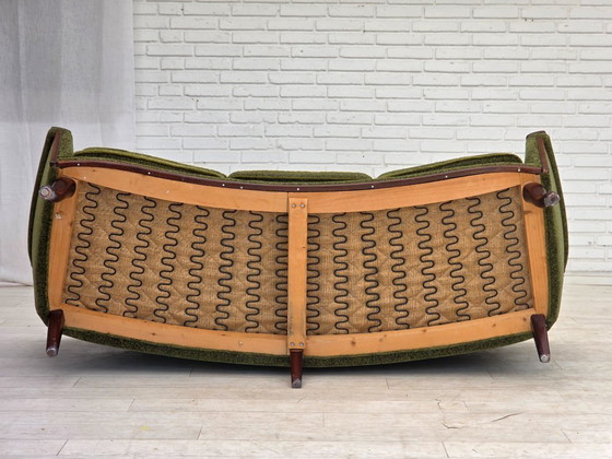 Image 1 of Divano vintage norvegese a 3 posti, anni '70, in legno di teak.