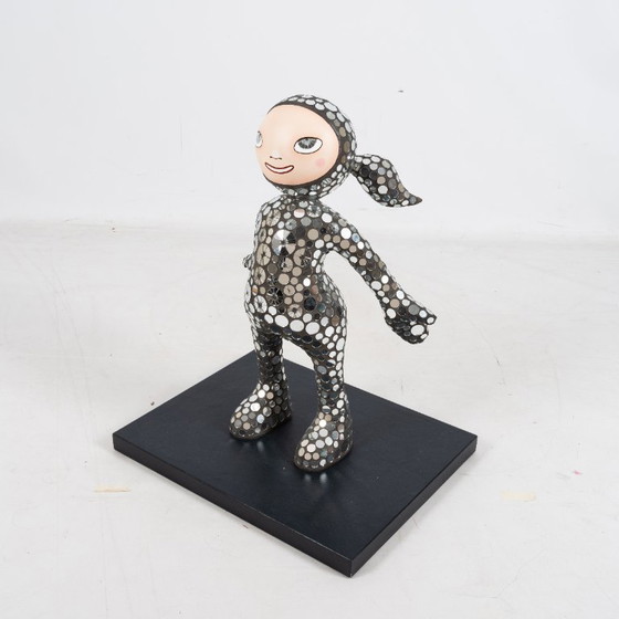 Image 1 of Kathy Mueller-Moser (1968) - Open arms noir, 56 x 45 cm ,3/3, signé