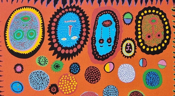 Image 1 of D'après Yayoi Kusama, Amour, Lithographie, années 1990