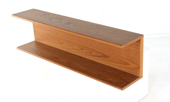 Image 1 of Deens massief teak wandplank plank vintage