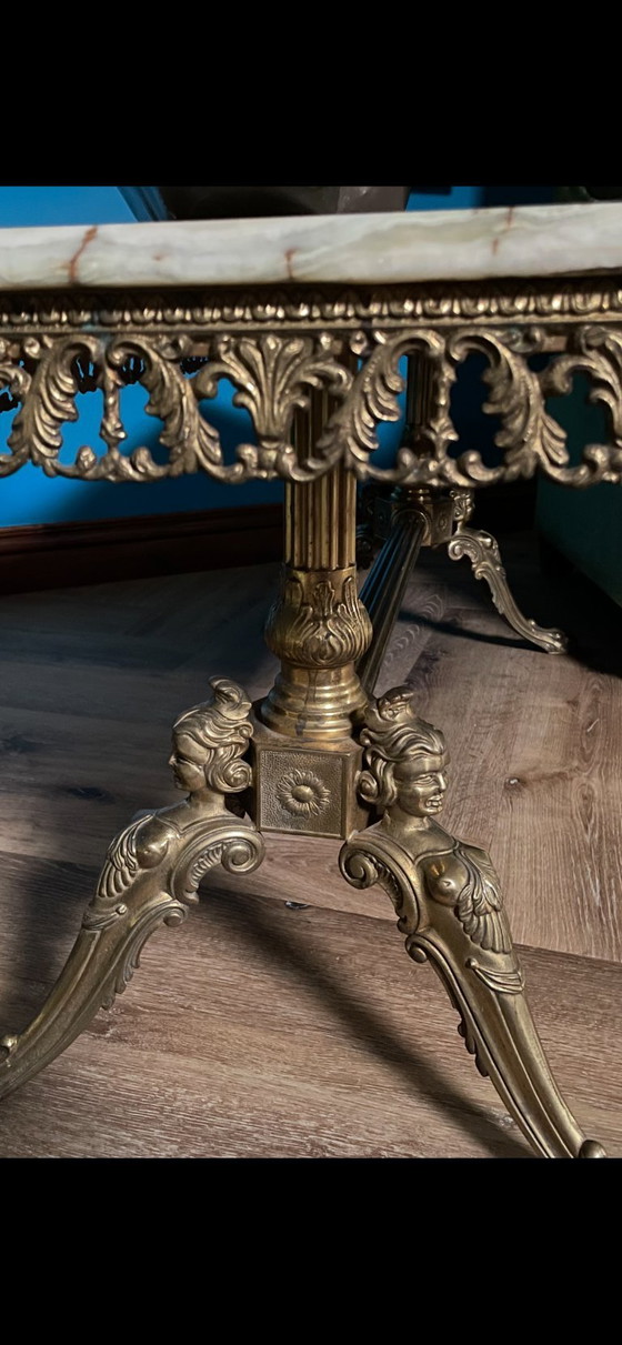 Image 1 of Mesa de Salón Barroca Mármol Ónice