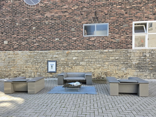 Knoll Brigadier Set Set Divano e Poltrone Vintage 60s 70s 80s