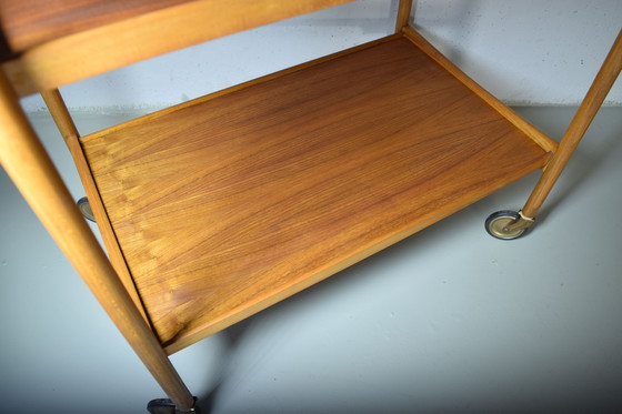 Image 1 of Danish 1960s serving trolley side table vintage table side table