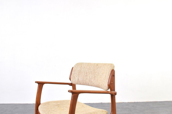 Image 1 of Teak Dining Chair by E. Buch for O.D. Møbler, 1960s