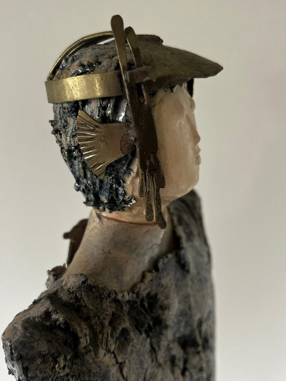 Image 1 of Two ceramic female figures