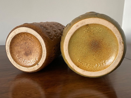 Image 1 of 1970s Midcentury Vintage West German Scheurich Vases