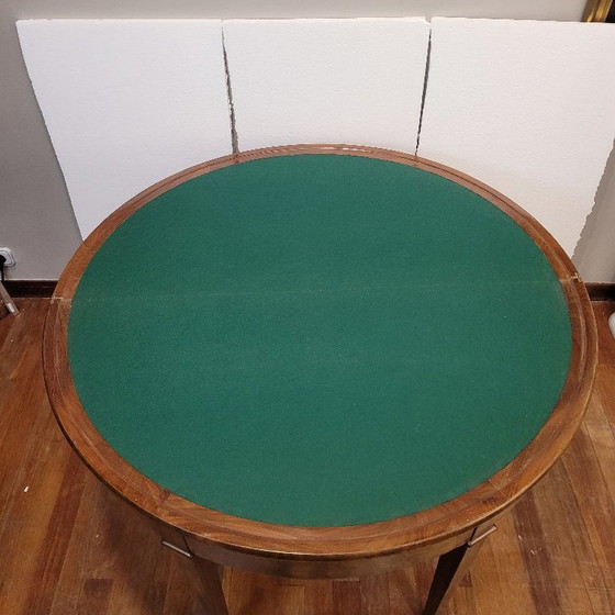 Image 1 of Gaming table, mahogany wood, Directory, circa 1800 – France