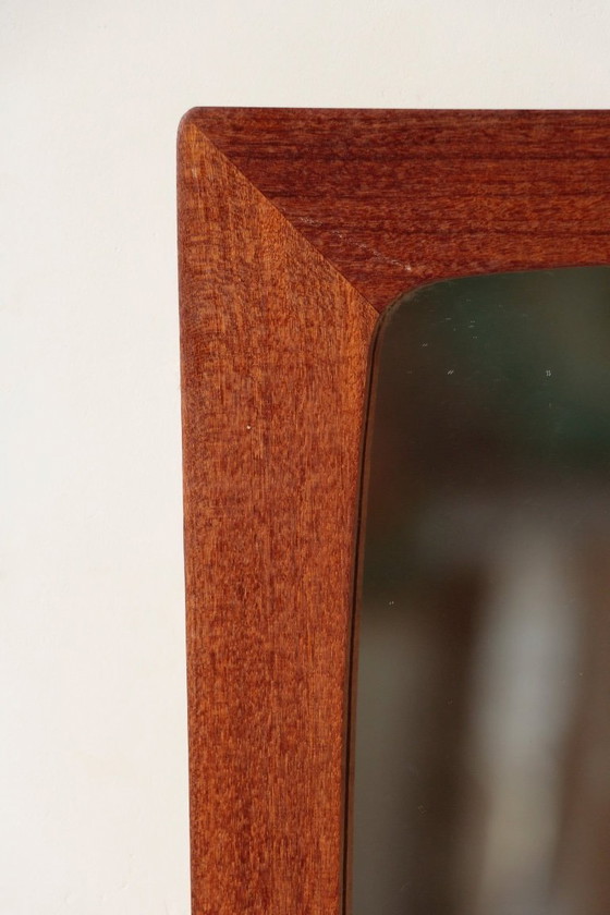Image 1 of Rectangular teak mirror - Vintage - 03.05.24.02