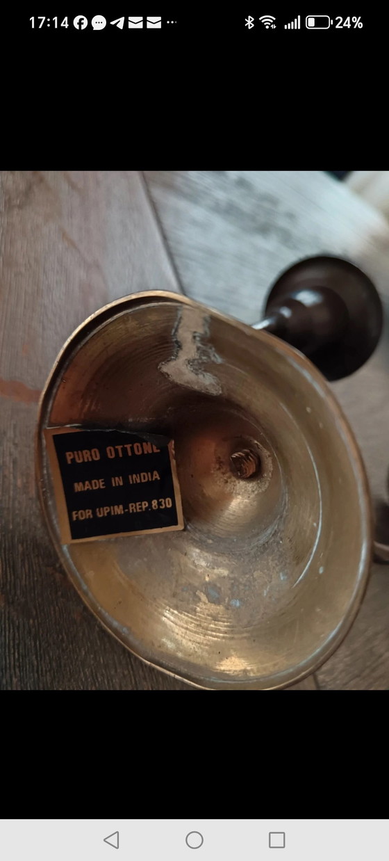 Image 1 of Messingkandelaber aus den 1950er Jahren