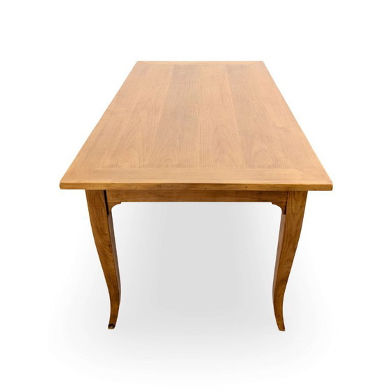 Table de salle à manger vintage en chêne avec tiroir, rustique de ferme, Ligne Roset (photo 5 sur 10)