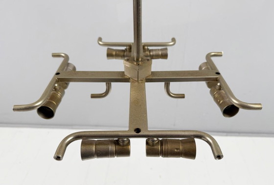 Image 1 of Lampe en verre glacé/plafonnier de J.T. Kalmar pour Kalmar Franken, modèle : Bernstein, Autriche, années 1960