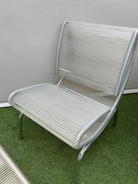 Image 1 of Hydra lounge chair met ottoman, Roberto semprini