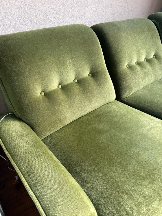 Divano angolare modulare verde vintage anni '70 – Divani modulari, Altro (photo 4 of 5)