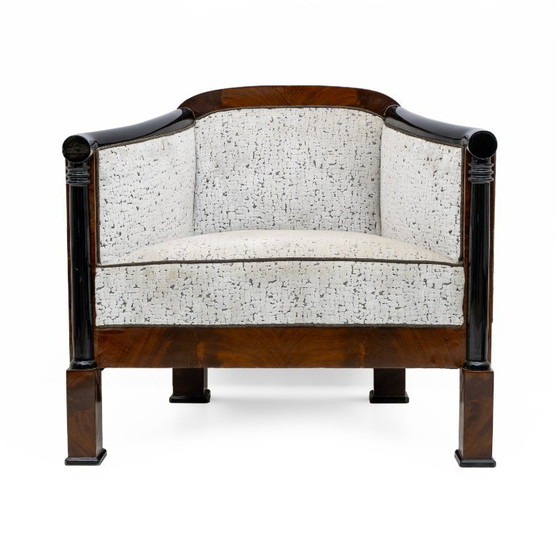 Image 1 of Fauteuils et canapé en acajou Biedermeier du XIXe siècle, Vienne, 1840