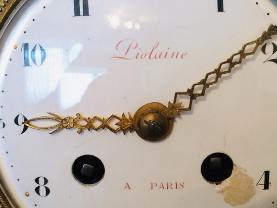 Image 1 of Kamingarnitur Piolaine (Paris) * Antik, 19. Jahrhundert * Uhr