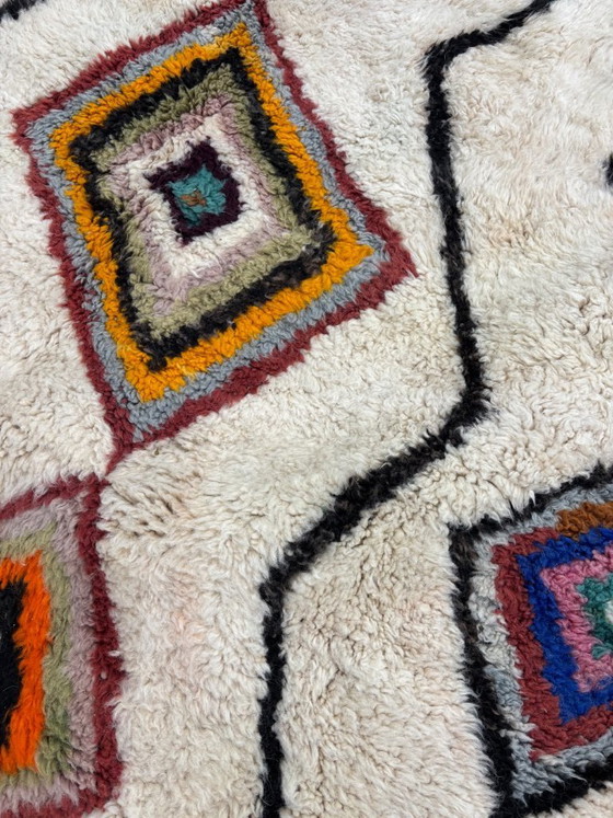 Image 1 of Moroccan Rug Handmade Wool Rug Beni Mrirt Rug Berber Rug Luxury Rug Minimalist Rug Neutral Rug High End Rug