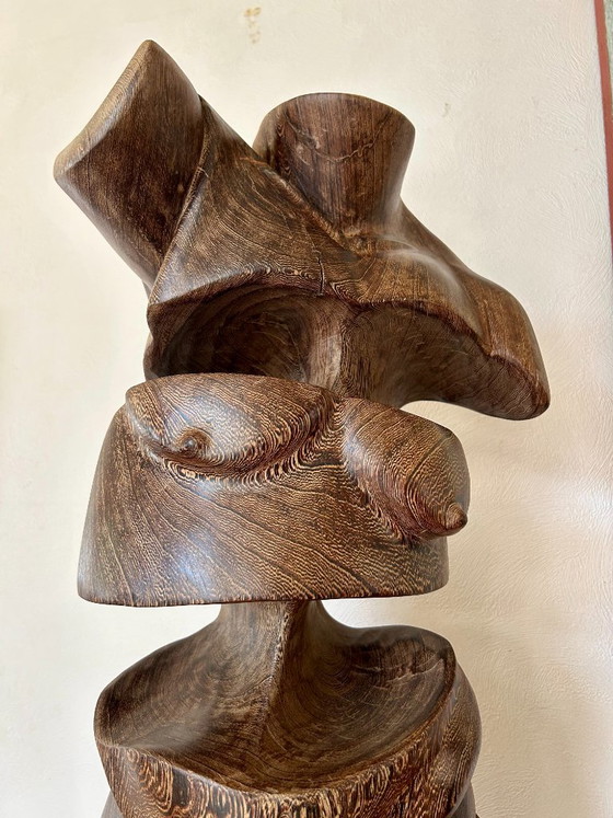 statue of a torso man – Beeldhouwkunst, Hout (photo 3 of 17)