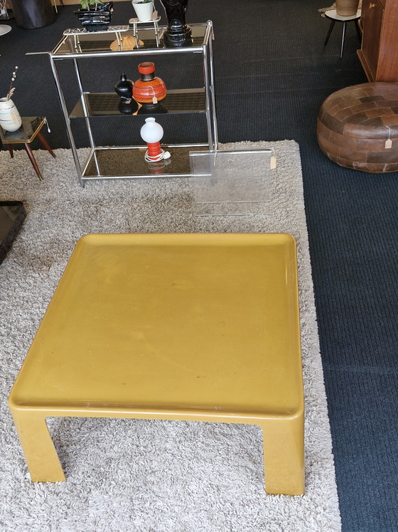 Image 1 of Coffee table space age B&B Italia Amante 70s ochre yellow